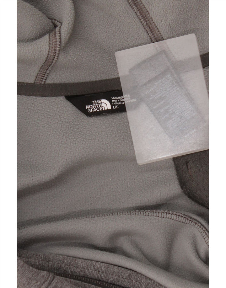 The North Face Herren-Kapuzenpullover mit Reißverschluss, groß, grau, Polyester