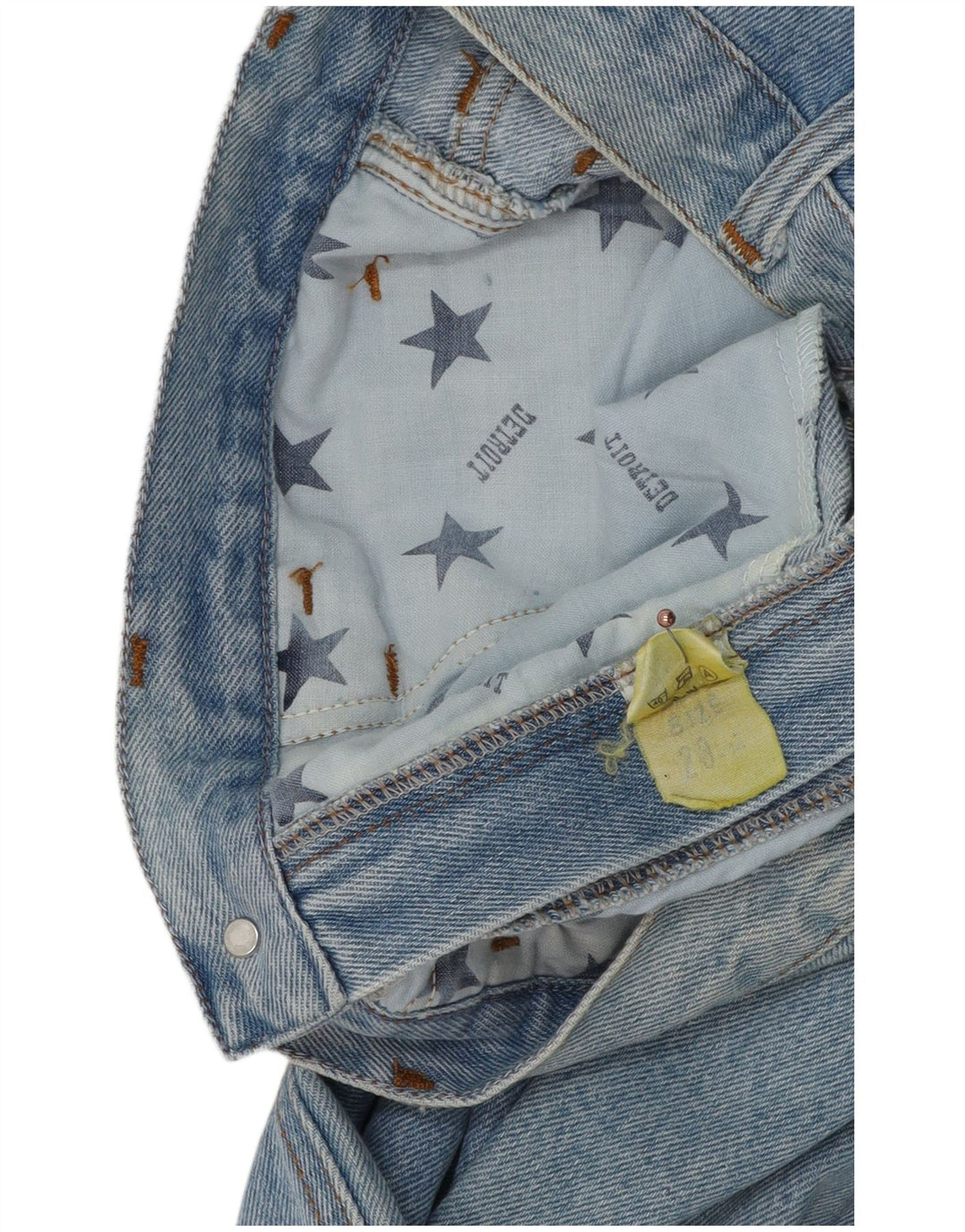 Vintage Damen High Waist Tapered Jeans W28 L30 Blaue Baumwolle