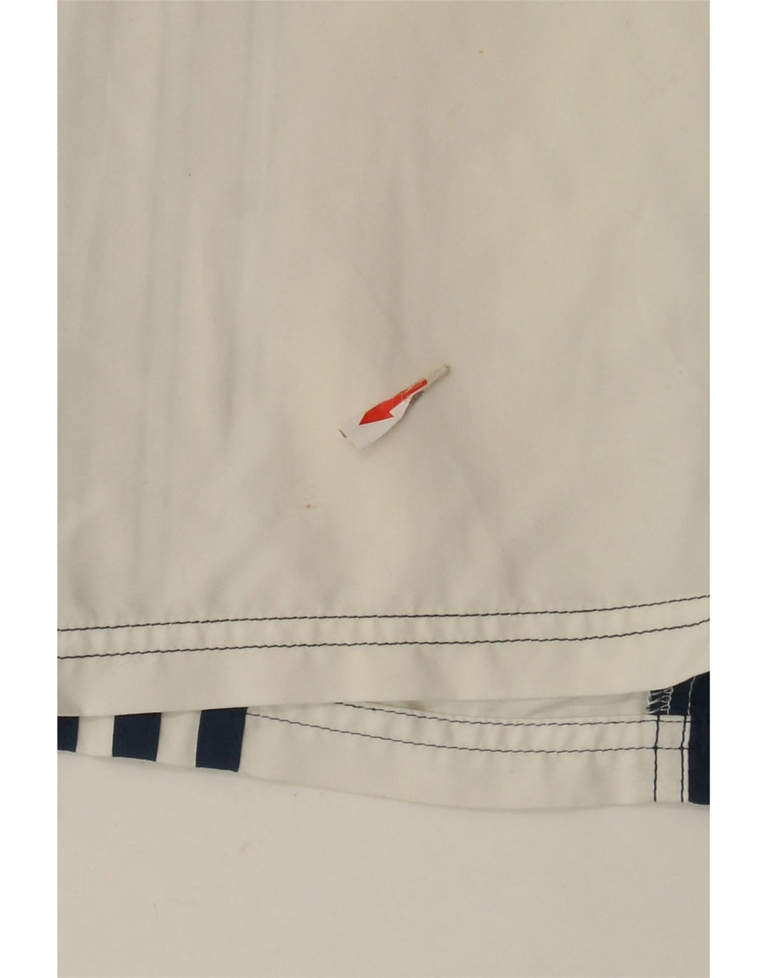 Adidas Herren Badeshorts mit Grafik, Größe S, Weiß, Farbblockdesign