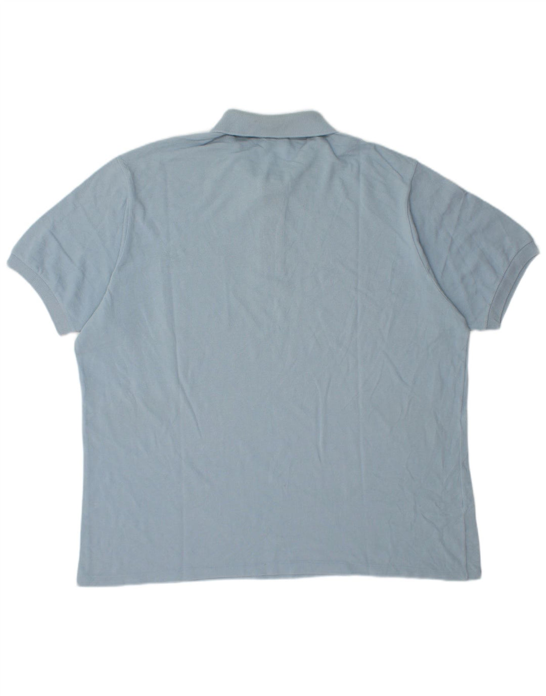 Lacoste Herren Poloshirt Größe 7 2XL Blaue Baumwolle