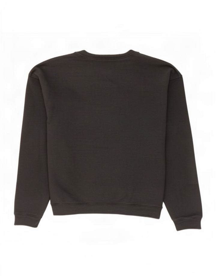 Zara Herren-Sweatshirt mit lockerer Passform, groß, aus schwarzer Baumwolle