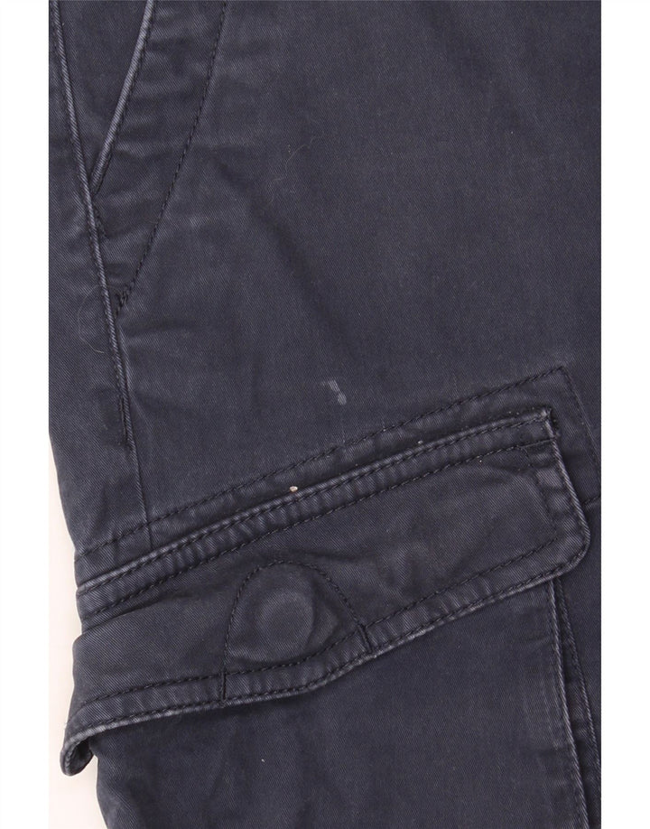 Timberland Herren Cargo-Shorts W30 Medium Navy Blue Cotton