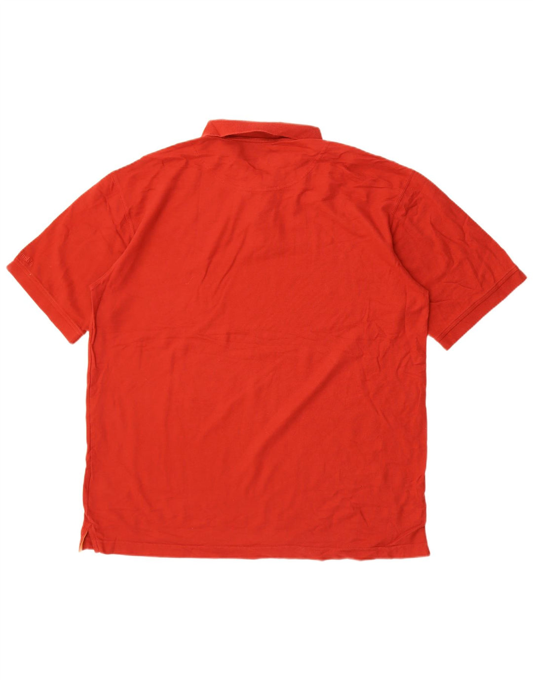 Columbia Herren-Poloshirt, groß, rote Baumwolle