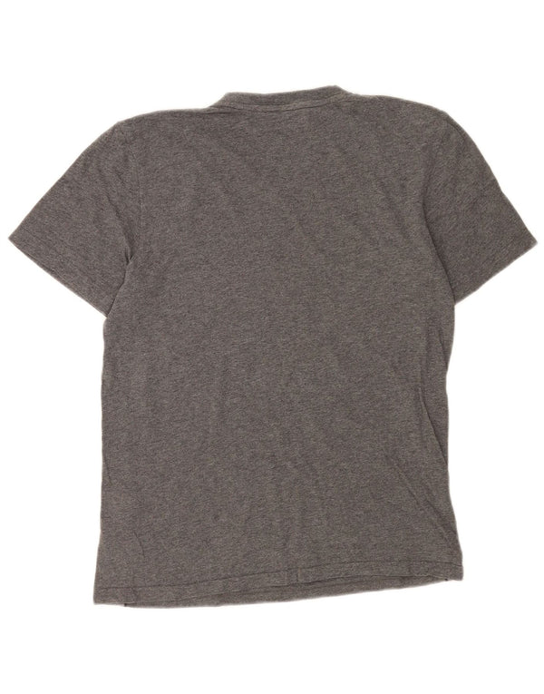 Adidas Herren T-Shirt Top Small Grau Baumwolle