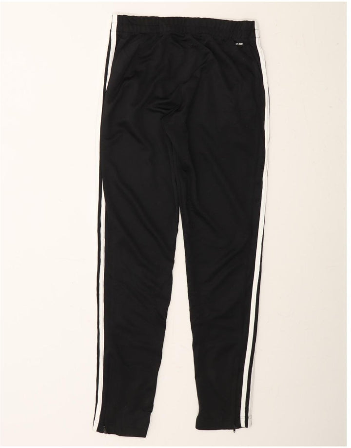 ADIDAS Womens Tracksuit Trousers UK 8/10 Small  Black Polyester Vintage Adidas and Second-Hand Adidas from Messina Hembry 