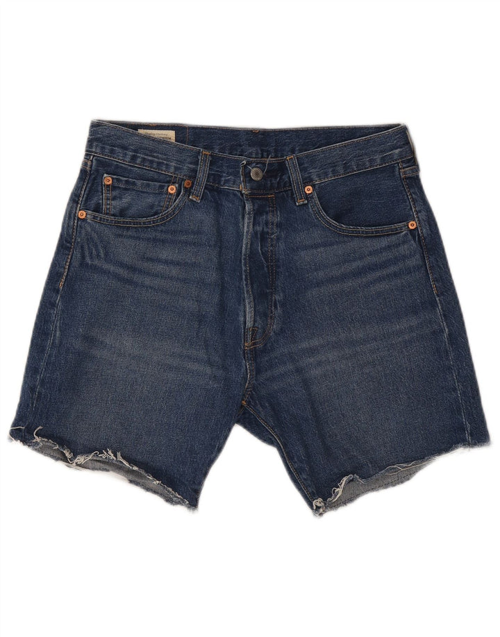 Levi's Herren 501 Denim Shorts W32 mittelblaue Baumwolle