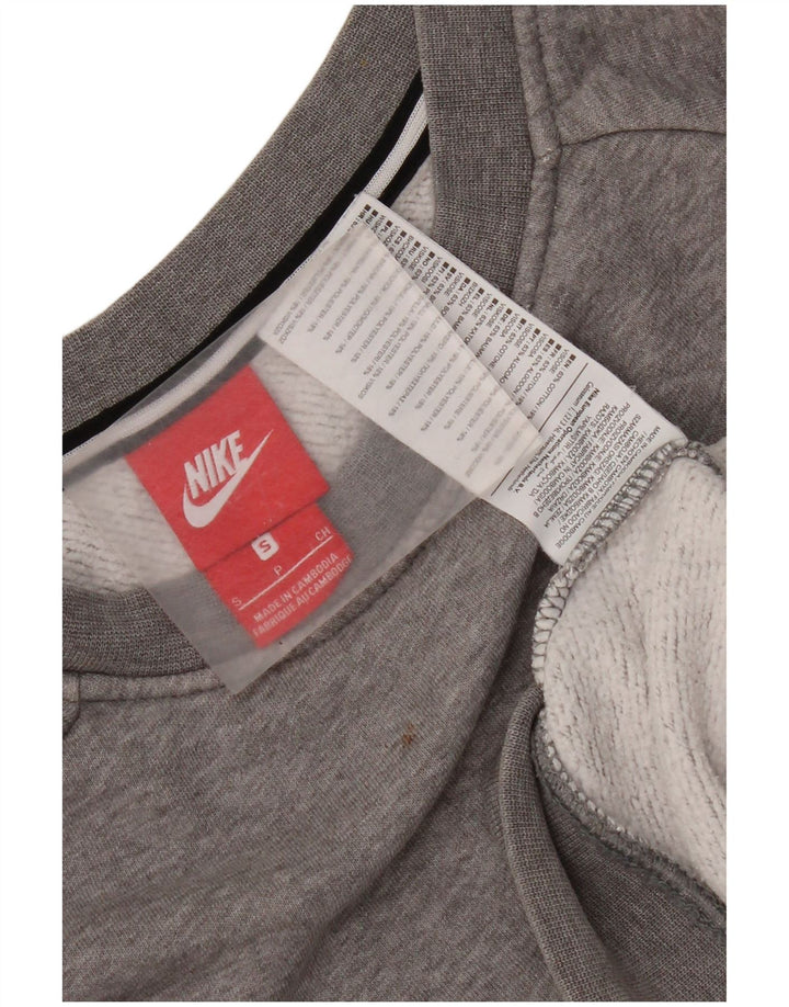 Nike Damen-Sweatshirt in Übergröße, Gr. 10, Größe S, Grau, Baumwolle