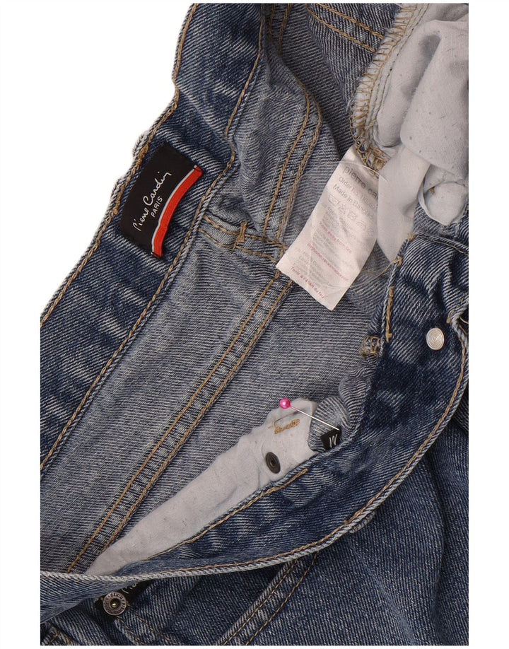 Pierre Cardin Herren-Jeansshorts, mittelgroß, W32, blaue Baumwolle