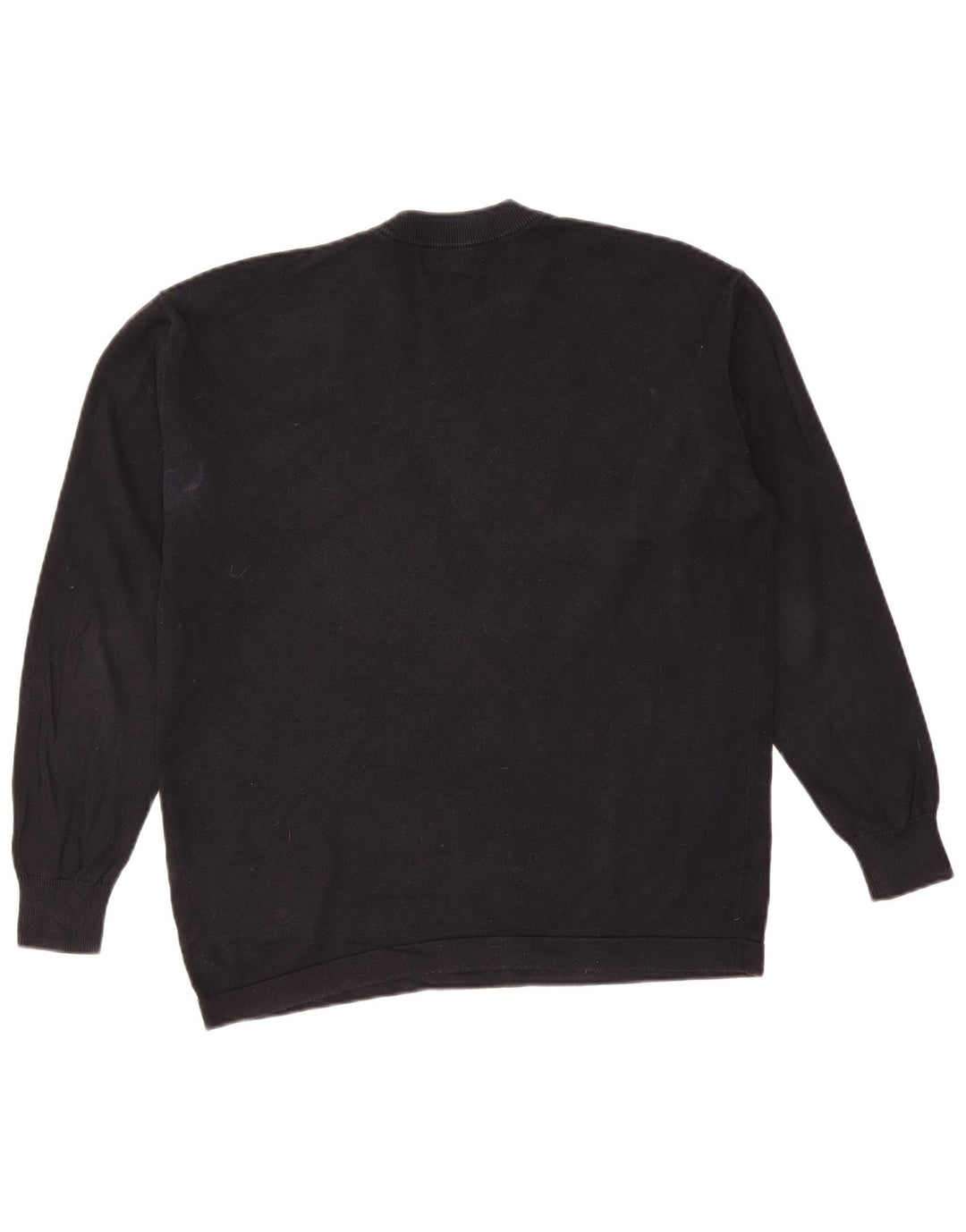 Zara Herren-Pullover mit Rundhalsausschnitt, Größe S, Schwarz