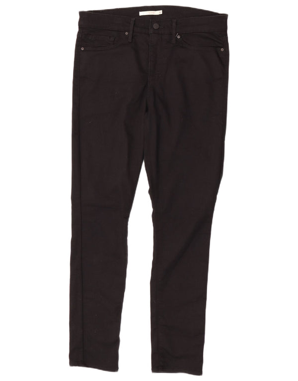 Levi's Damen 311 Skinny Freizeithose W32 L30 Schwarz Baumwolle