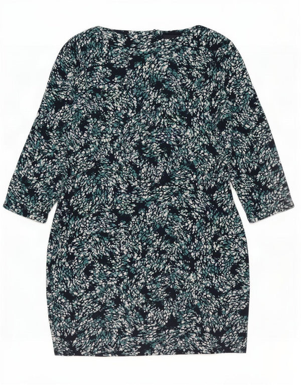 Marks & Spencer Damen Basic-Kleid UK 12 Medium Navy Blue Spotted