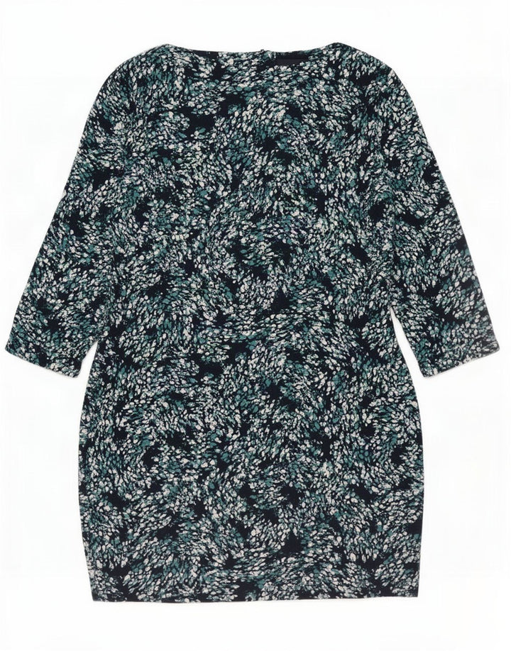 Marks & Spencer Damen Basic-Kleid UK 12 Medium Navy Blue Spotted