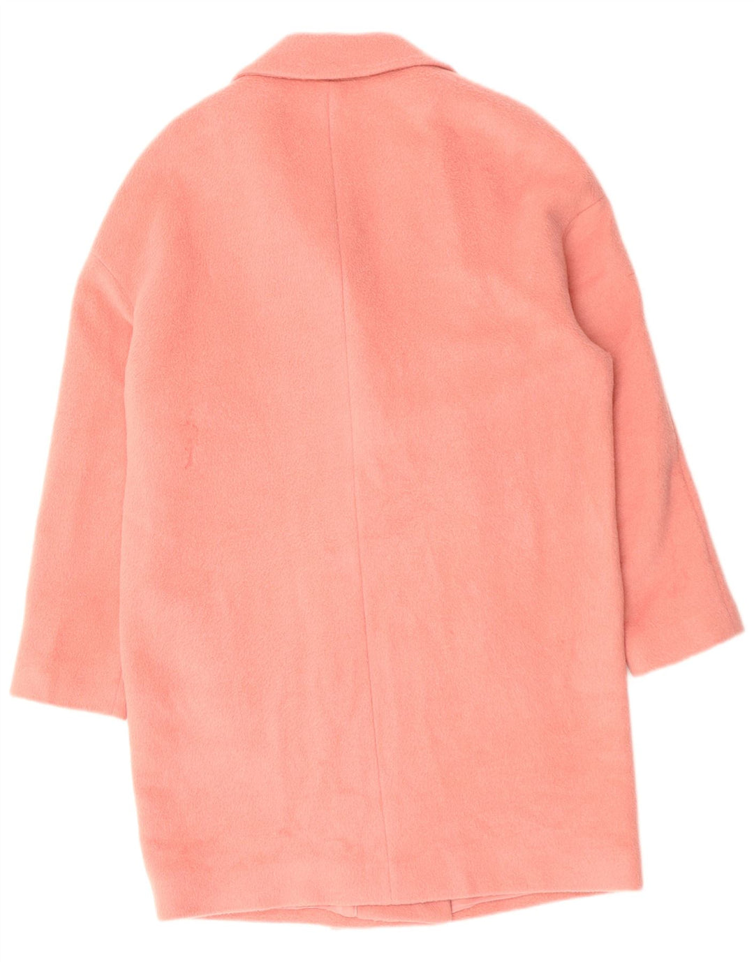 MINT VELVET Damen Übergroßer offener Mantel UK 14 Große rosa Wolle