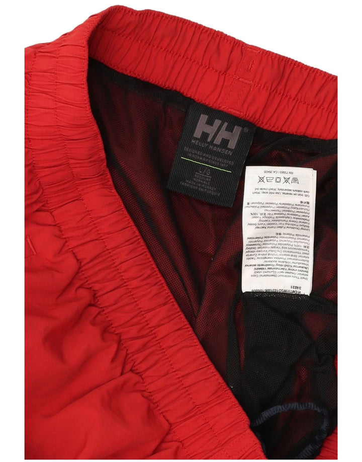 HELLY HANSEN Herren-Badeshorts, groß, rot, Polyamid