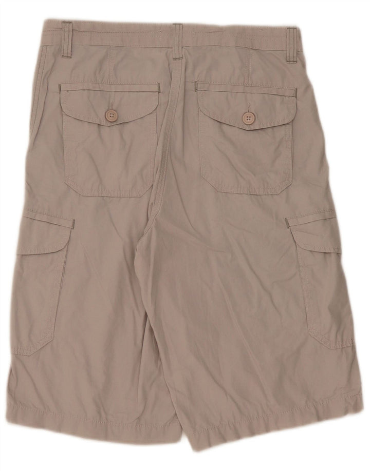 MARKS & SPENCER Herren Cargoshorts W32 mittelgraue Baumwolle