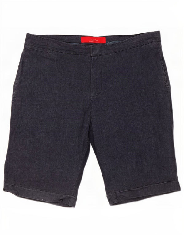 Zara Herren Chino-Shorts, Größe L, W34, Marineblau