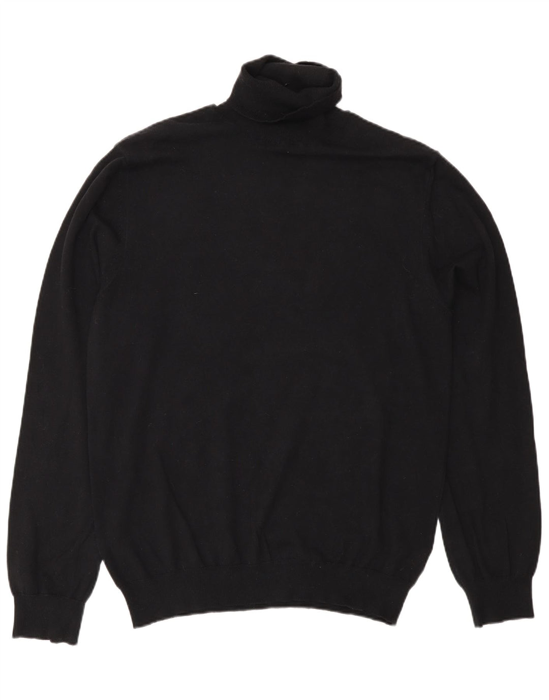 French Connection Damen-Pullover mit Rollkragen, UK-Gr. 14, mittelschwarz, Baumwolle