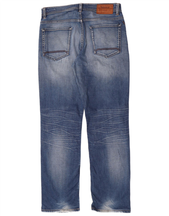 Timberland Herren Clark Straight Jeans W32 L32 Blaue Baumwolle