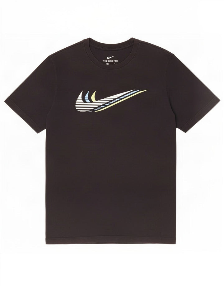 Nike Herren-T-Shirt mit Grafik, mittelgroß, Schwarz