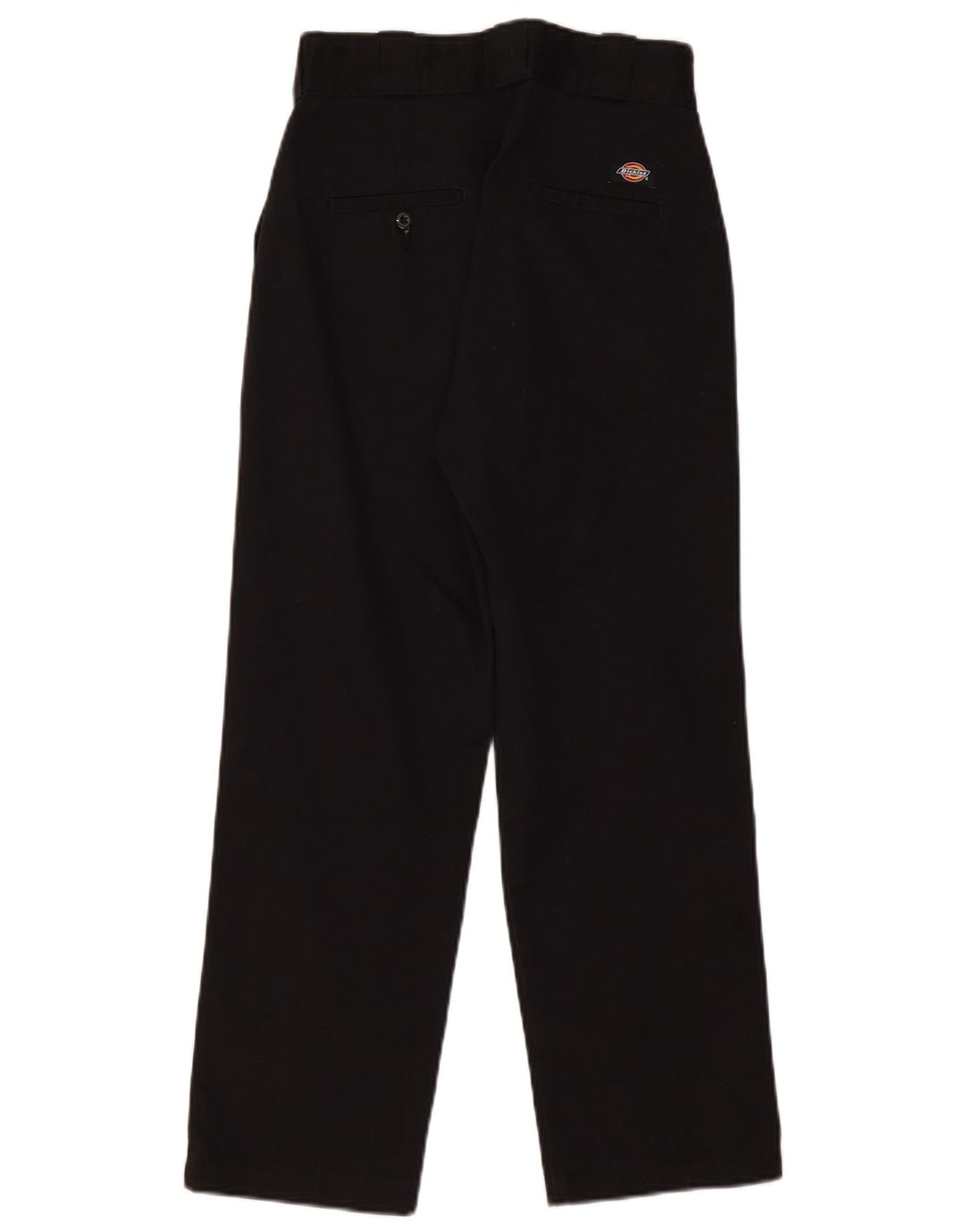 Dickies Damen gerade Chinohose W26 L26 Schwarz Polyester