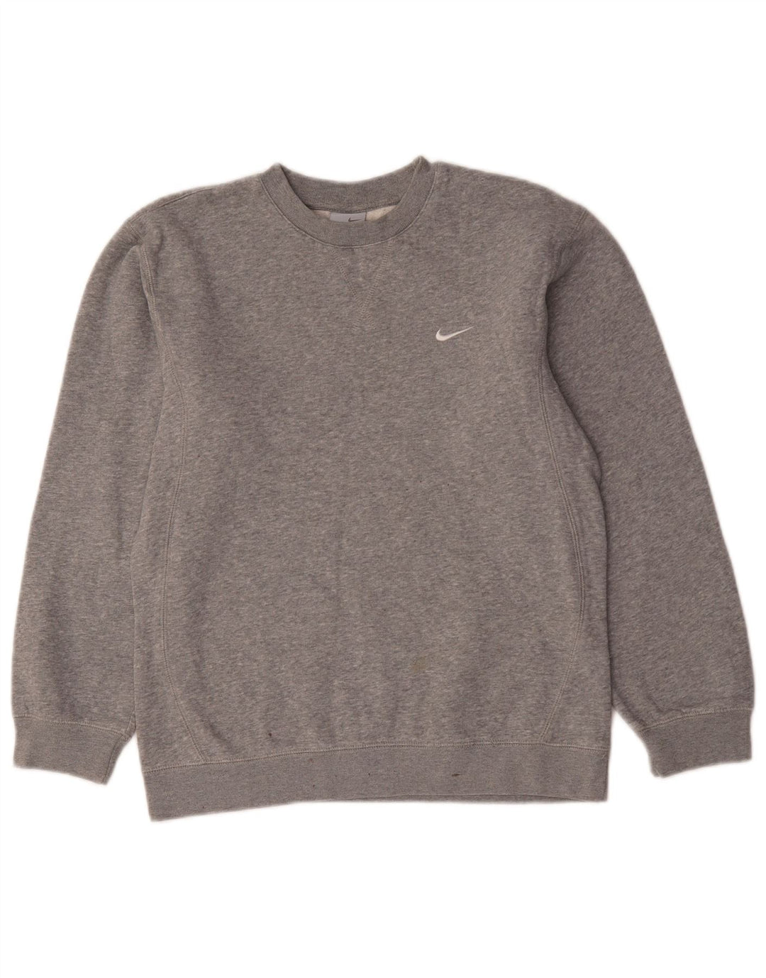 Nike Sweatshirt-Pullover für Jungen, 12–13 Jahre, groß, grau gefleckte Baumwolle