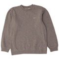 Nike Sweatshirt-Pullover für Jungen, 12–13 Jahre, groß, grau gefleckte Baumwolle