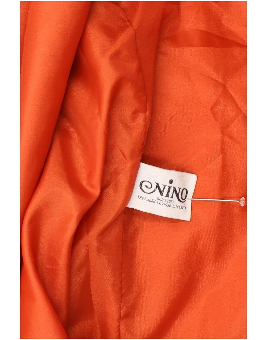 NINO Damen Zweireiher-Blazer-Jacke, UK 16, Größe L, Orange, Polyester
