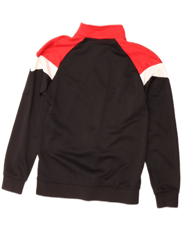PUMA Jungen AC Milan Trainingsanzug Top Jacke 11-12 Jahre Schwarz Farbblock