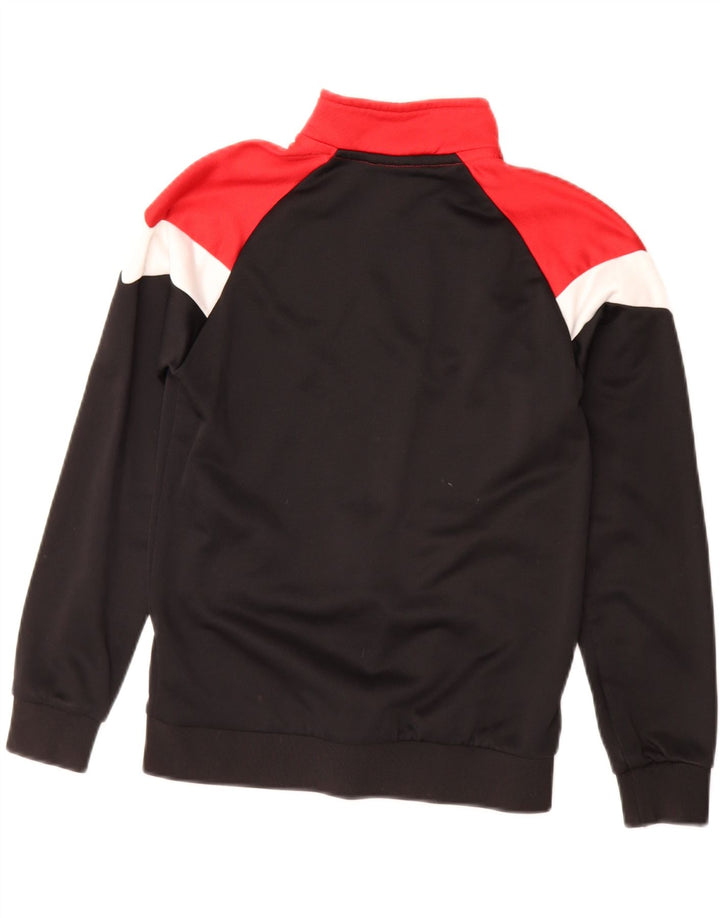 PUMA Jungen AC Milan Trainingsanzug Top Jacke 11-12 Jahre Schwarz Farbblock