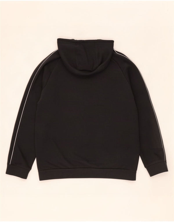 Adidas Herren Kapuzenpullover, groß, aus schwarzer Baumwolle