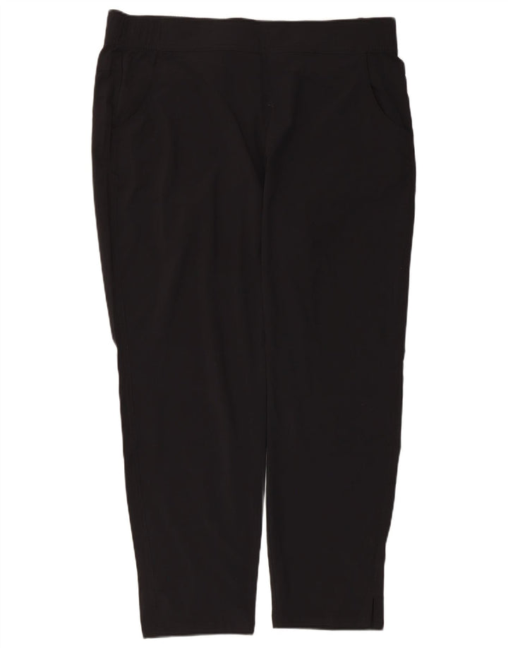 Eddie Bauer Gerade Damen-Freizeithose, Größe L, W36, L27, Schwarz, Polyester