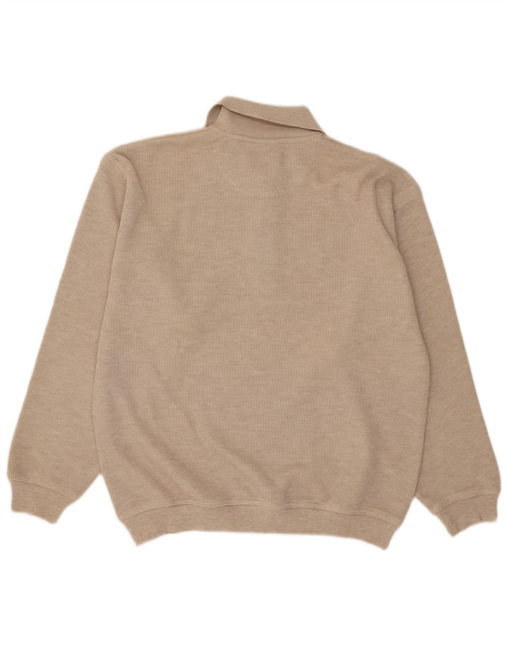 Bounded Waters Herren-Pullover mit Rollkragen, Mittelbeige