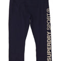 Superdry Damen Capri-Leggings mit Grafik, UK 6, XS, Marineblau, Polyester