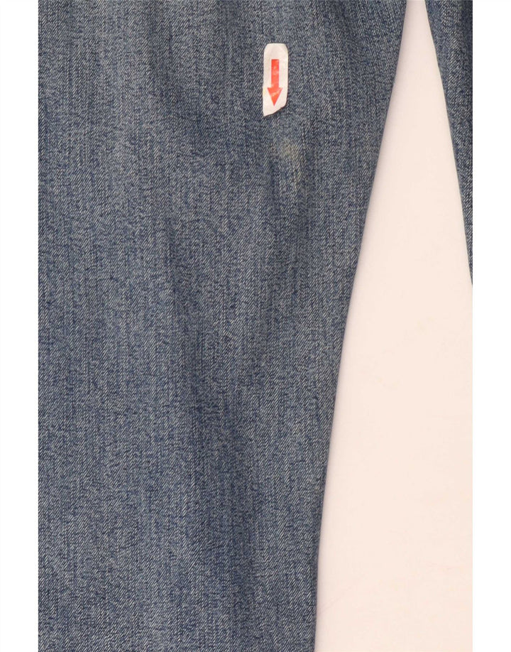 Armani Herren Straight Jeans W32 L32 Blaue Baumwolle