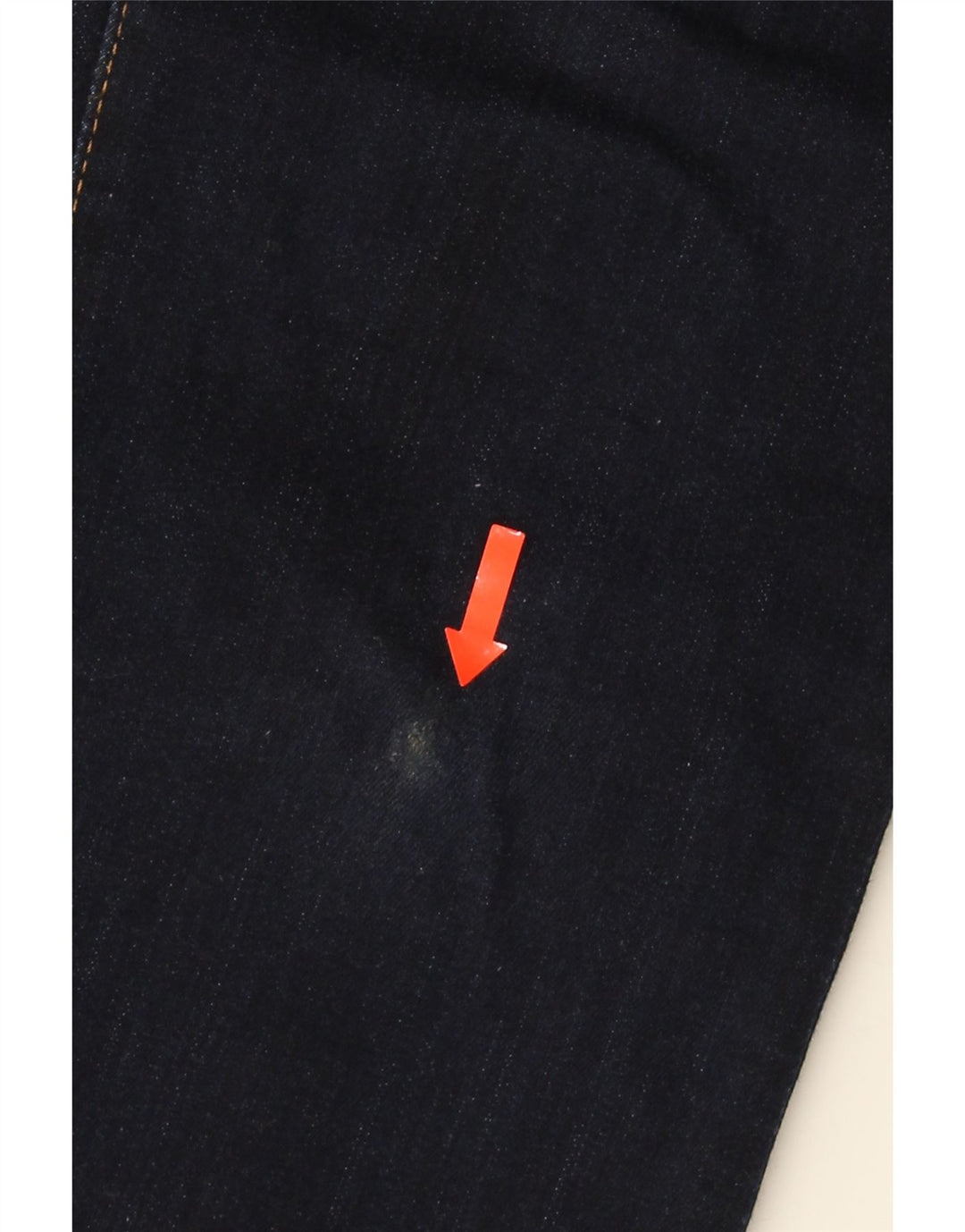 Levi's Damen 714 Straight Jeans W29 L31 Marineblaue Baumwolle