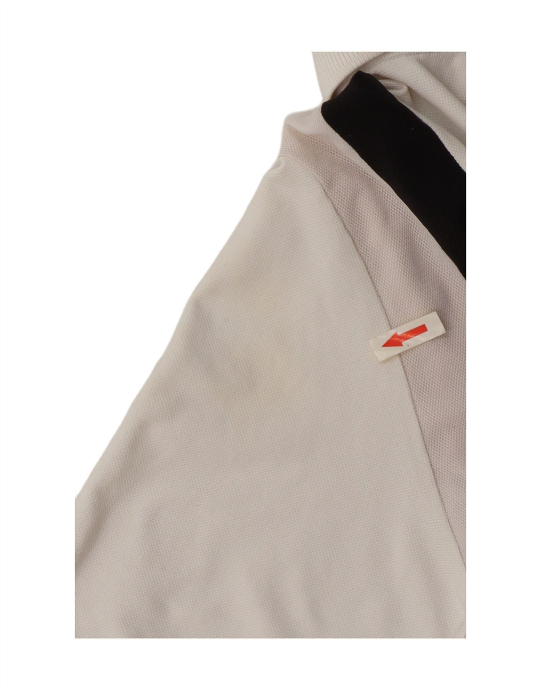 Lotto Herren-Poloshirt, groß, weißes Colourblock-Nylon