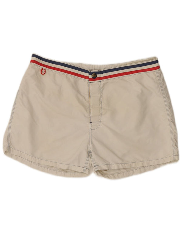 Sundek Herren-Badeshorts Medium aus weißem Nylon