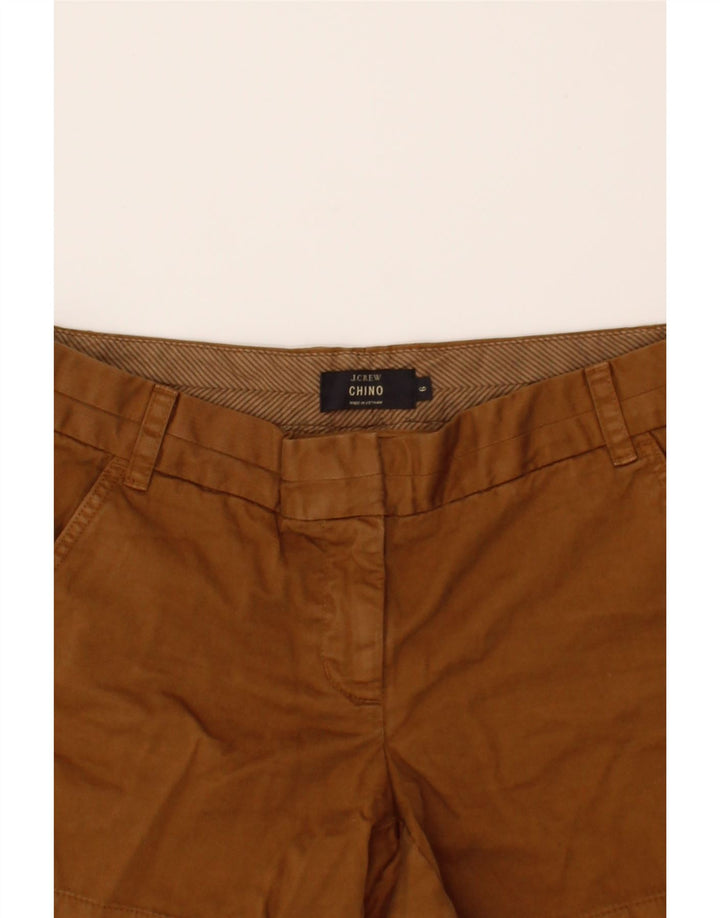 J. CREW Womens Chino Shorts US 6 Medium W30  Brown Cotton Vintage J. Crew and Second-Hand J. Crew from Messina Hembry 