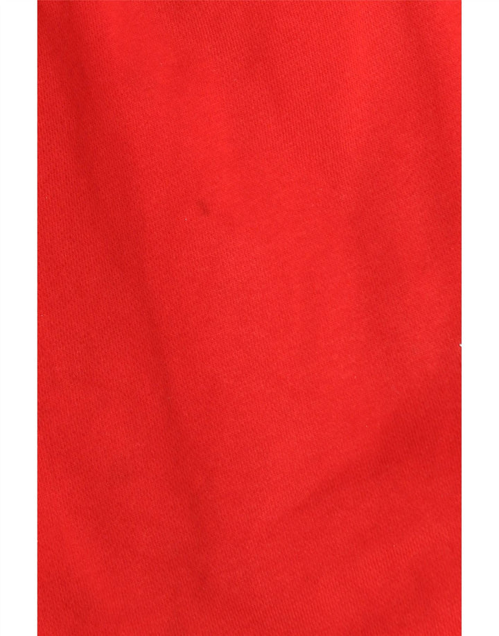 ADIDAS Damen Trainingshose Jogger UK 12 Mittelrote Baumwolle