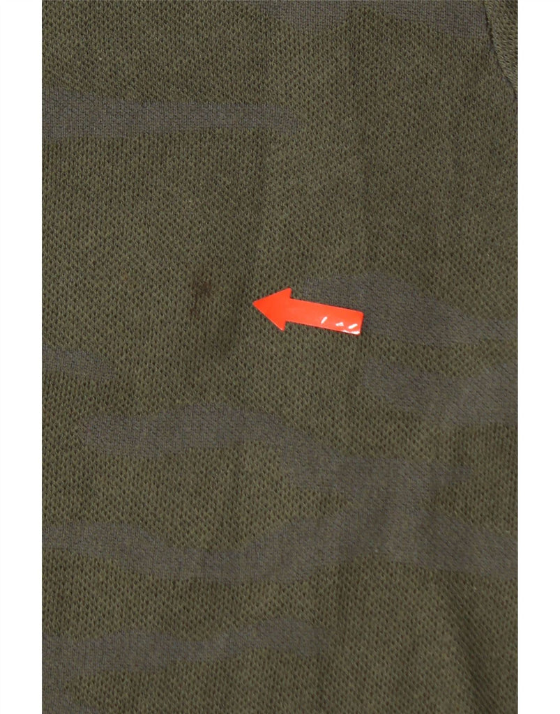 AVIREX Womens Crew Neck Jumper Sweater UK 18 XL Green Camouflage Cotton Vintage Avirex and Second-Hand Avirex from Messina Hembry 