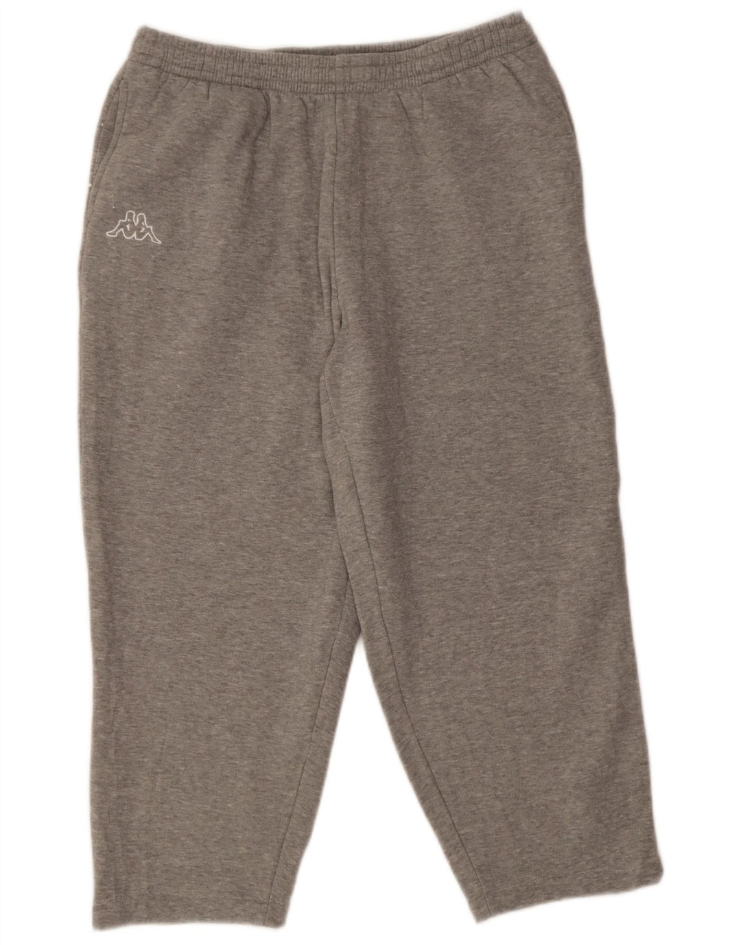 Kappa Herren-Trainingshose 2XL, grau gefleckte Baumwolle