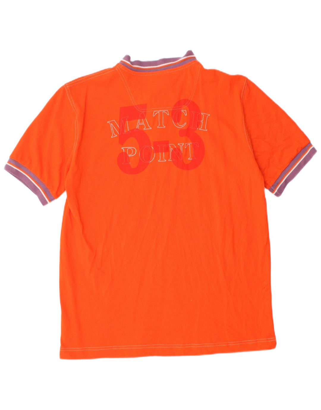 Diadora Herren Poloshirt XL Orange Baumwolle