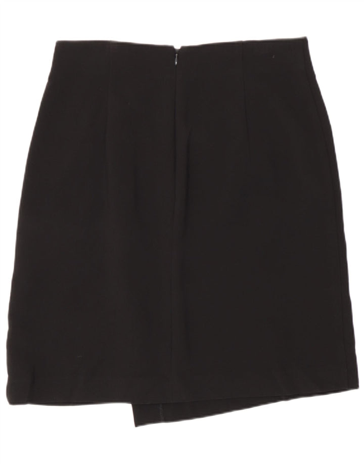 Marks & Spencer Damen Bleistiftrock UK 12 Medium W30 Schwarz Polyester