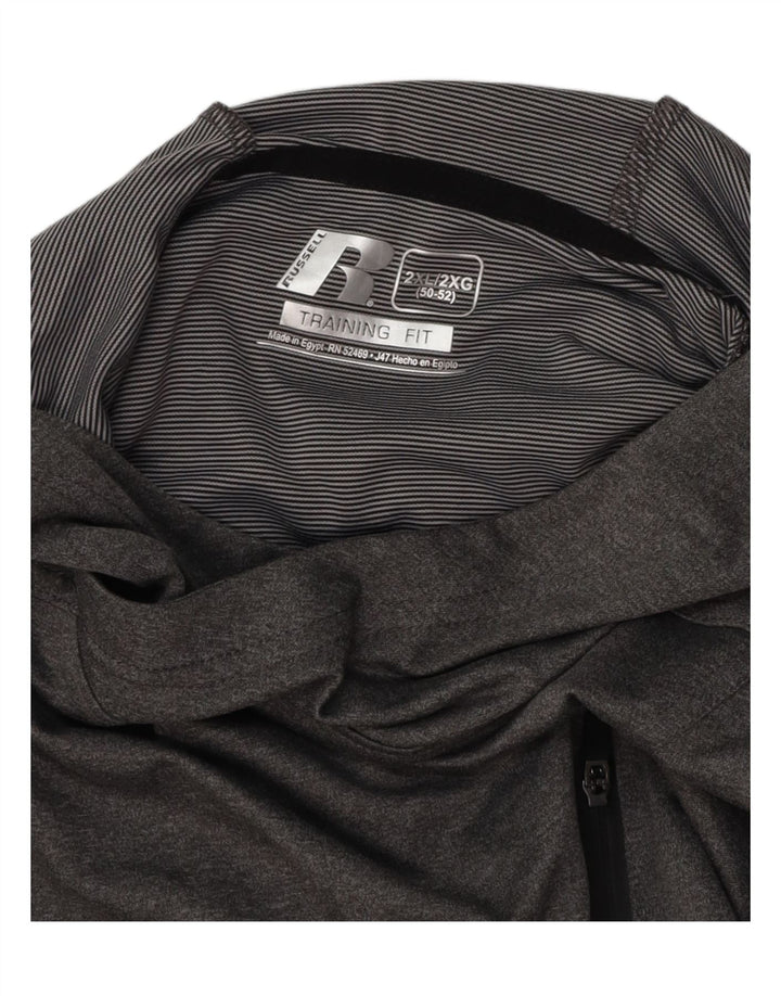 RUSSELL ATHLETIC Herren-Trainingsanzug mit Kapuze, Pullover, UK 50/52, 2XL, Grau