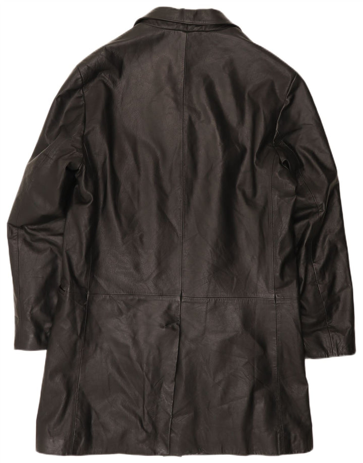 Conbipel Herren Free Heron Ledermantel IT 54 XL Schwarzes Leder