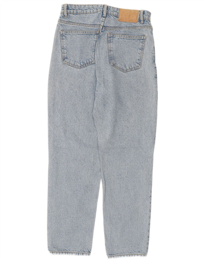 Zara Damen-Jeans mit hoher Taille, EU 40, mittelgroß, W30, L27, blaue Baumwolle