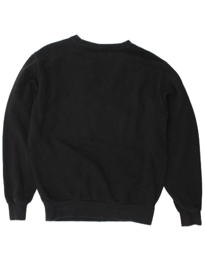 ELLESSE Übergroßer Grafik-Sweatshirtpullover für Damen, Gr. 10, Größe S, Schwarz