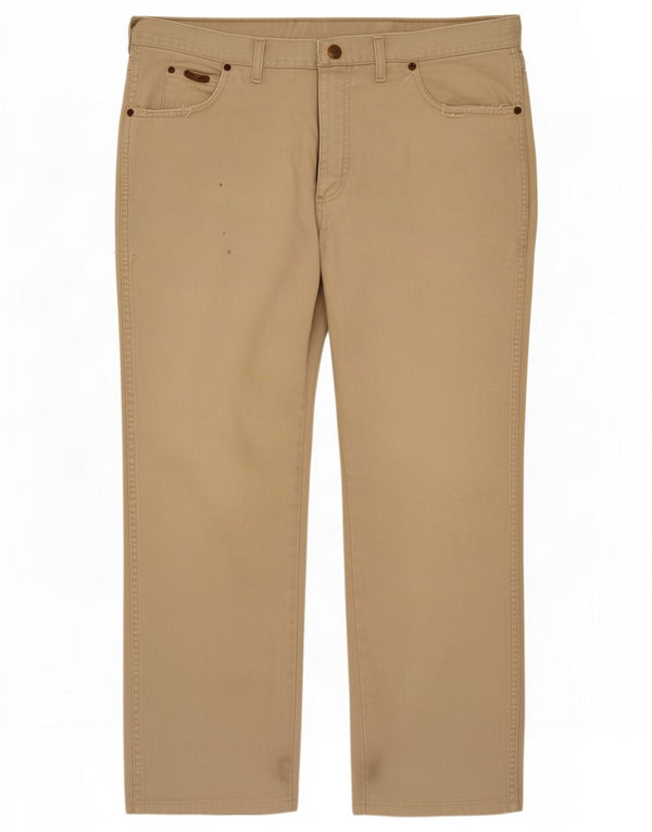 Wrangler Herren Straight Jeans W36 L29 Beige