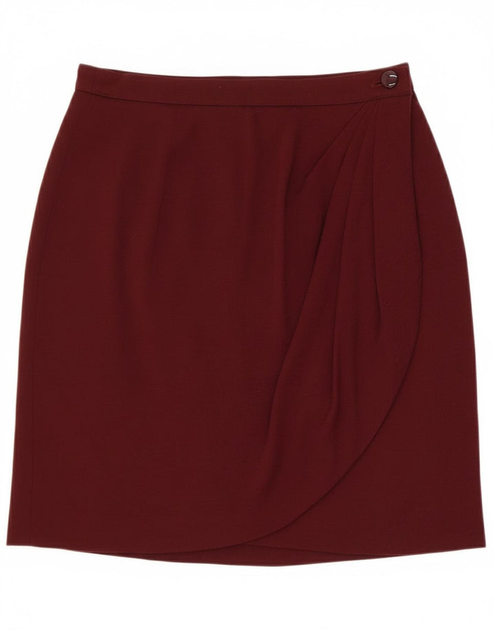 Luisa Spagnoli Damen Wickelrock IT 42 Medium W26 Burgund