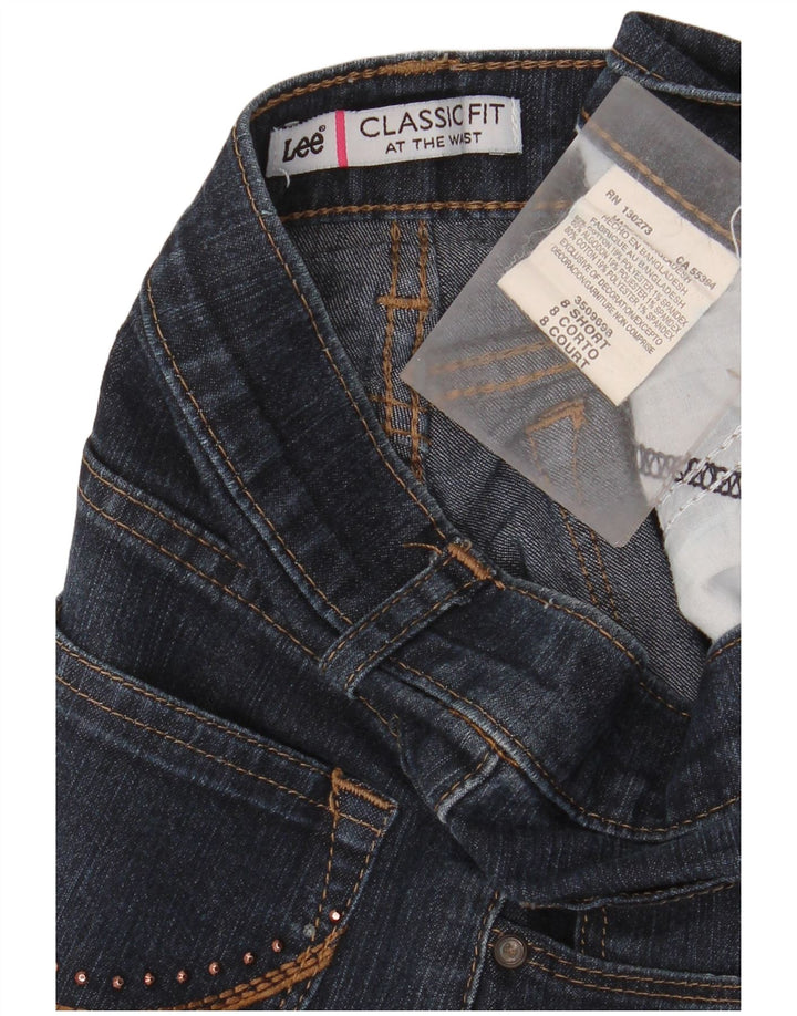 LEE Damen Bootcut-Jeans mit hoher Taille, US 8, Mittel, W28, L30, Marineblau